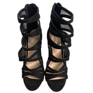 ALDO Heels-Mesh & Suede-worn once